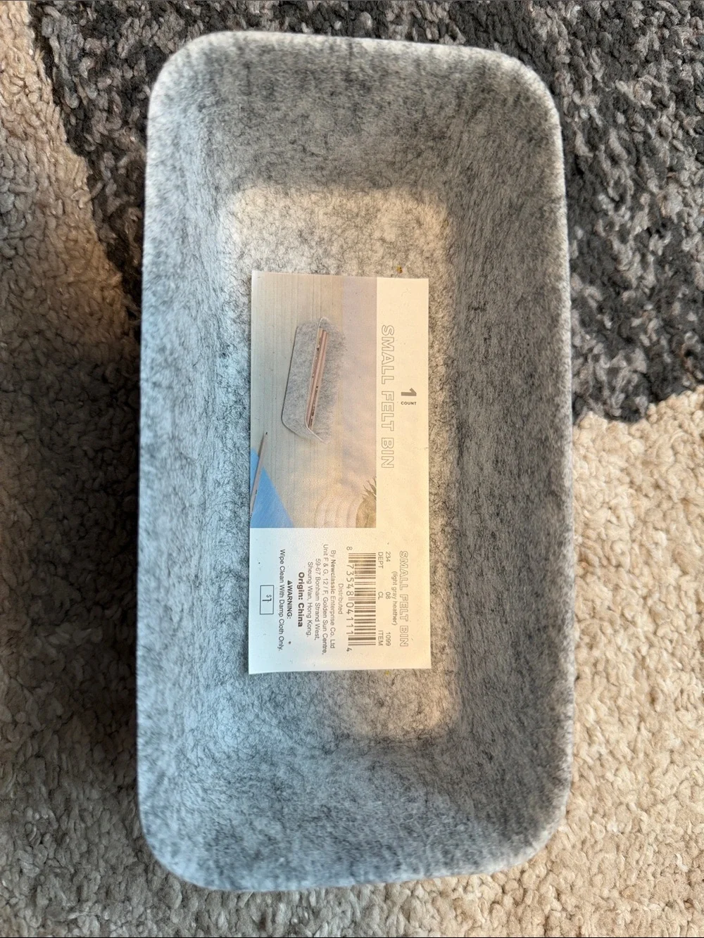 Drawer organizers (10 pieces), grey and clear NEW!
